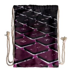 Computer Keyboard Drawstring Bag (large) by Ket1n9