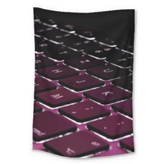 Computer Keyboard Large Tapestry by Ket1n9