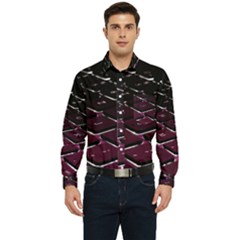 Computer Keyboard Men s Long Sleeve Pocket Shirt  by Ket1n9