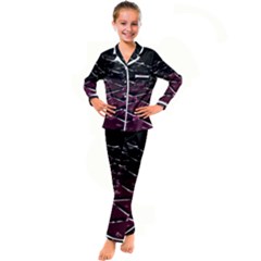 Computer Keyboard Kids  Satin Long Sleeve Pajamas Set by Ket1n9