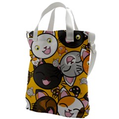 Cats-cute-kitty-kitties-kitten Canvas Messenger Bag by Ket1n9