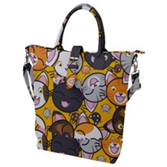 Cats-cute-kitty-kitties-kitten Buckle Top Tote Bag by Ket1n9