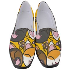 Cats-cute-kitty-kitties-kitten Women s Classic Loafer Heels by Ket1n9