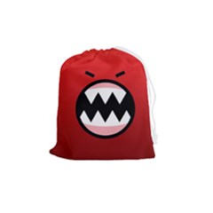 Funny Angry Drawstring Pouch (medium) by Ket1n9