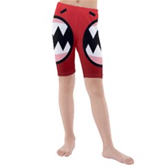 Funny Angry Kids  Mid Length Swim Shorts by Ket1n9