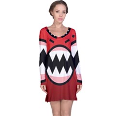 Funny Angry Long Sleeve Nightdress by Ket1n9