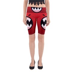 Funny Angry Yoga Cropped Leggings by Ket1n9