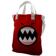 Funny Angry Canvas Messenger Bag by Ket1n9