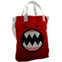 Funny Angry Canvas Messenger Bag View2