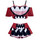 Funny Angry Kids  Off Shoulder Skirt Bikini View1