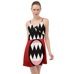 Funny Angry Summer Time Chiffon Dress by Ket1n9