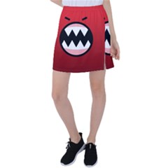 Funny Angry Tennis Skirt by Ket1n9