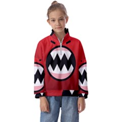 Funny Angry Kids  Half Zip Hoodie by Ket1n9