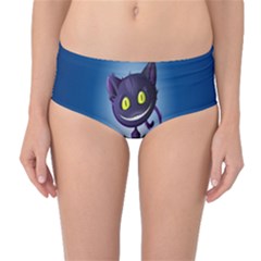 Cats Funny Mid-waist Bikini Bottoms by Ket1n9