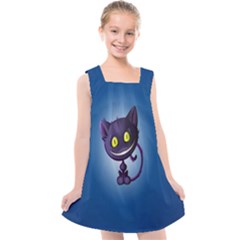 Cats Funny Kids  Cross Back Dress by Ket1n9