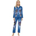 Cats Funny Womens  Long Sleeve Velvet Pocket Pajamas Set View1