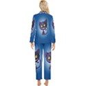 Cats Funny Womens  Long Sleeve Velvet Pocket Pajamas Set View2