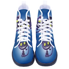 Cats Funny Women s High-top Canvas Sneakers by Ket1n9