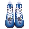 Cats Funny Women s High-Top Canvas Sneakers View1