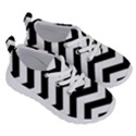 Black And White Chevron Running Shoes View3