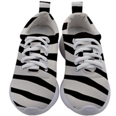 White Tiger Skin Kids Athletic Shoes by Ket1n9