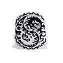 Ying Yang Tattoo Drawstring Pouch (Large) View1