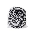 Ying Yang Tattoo Drawstring Pouch (Large) View2