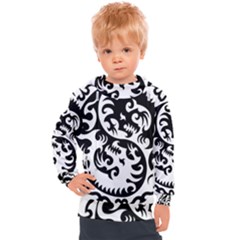 Ying Yang Tattoo Kids  Hooded Pullover by Ket1n9