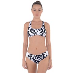 Ying Yang Tattoo Criss Cross Bikini Set by Ket1n9