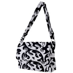 Ying Yang Tattoo Full Print Messenger Bag (s) by Ket1n9