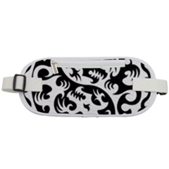 Ying Yang Tattoo Rounded Waist Pouch by Ket1n9