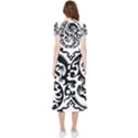 Ying Yang Tattoo High Low Boho Dress View2