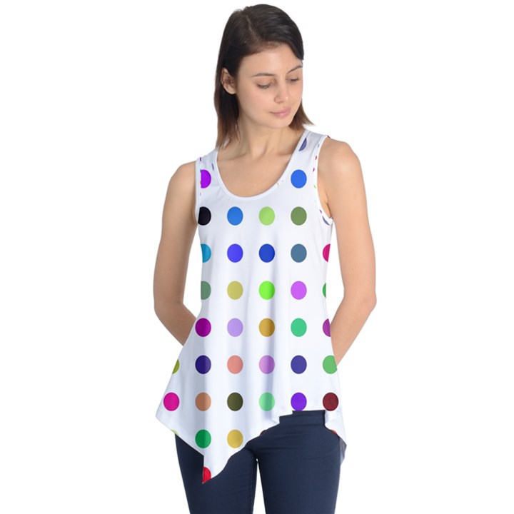 Circle Pattern(1) Sleeveless Tunic