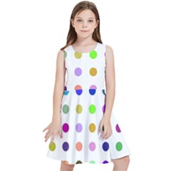 Circle Pattern(1) Kids  Skater Dress by Ket1n9