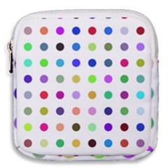 Circle Pattern(1) Mini Square Pouch by Ket1n9