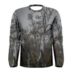 Nature s Resilience: Tierra Del Fuego Forest, Argentina Men s Long Sleeve T-shirt by dflcprintsclothing