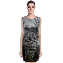 Nature s Resilience: Tierra Del Fuego Forest, Argentina Classic Sleeveless Midi Dress by dflcprintsclothing