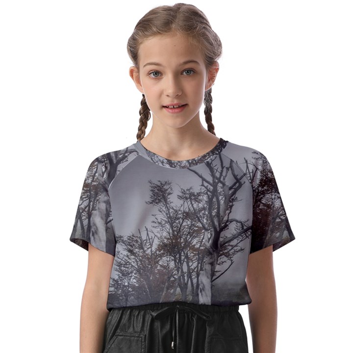 Nature s Resilience: Tierra del Fuego Forest, Argentina Kids  Basic T-Shirt