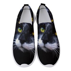 Face Black Cat Women s Slip On Sneakers by Ket1n9