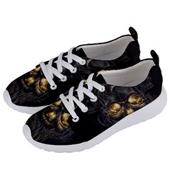 Art Fiction Black Skeletons Skull Smoke Women s Lightweight Sports Shoes by Ket1n9