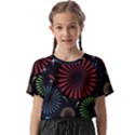 Fireworks With Star Vector Kids  Basic T-Shirt View1