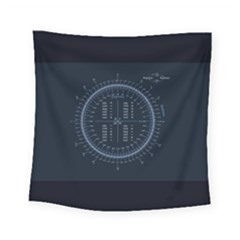 Minimalistic Knowledge Mathematics Trigonometry Square Tapestry (small) by Ket1n9