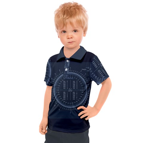 Minimalistic Knowledge Mathematics Trigonometry Kids  Polo T-shirt by Ket1n9