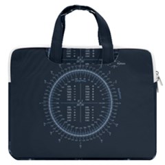 Minimalistic Knowledge Mathematics Trigonometry Macbook Pro 16  Double Pocket Laptop Bag  by Ket1n9