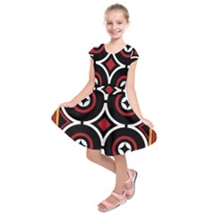 Toraja Pattern Ne limbongan Kids  Short Sleeve Dress by Ket1n9