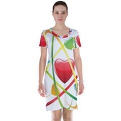 Love Short Sleeve Nightdress by Ket1n9