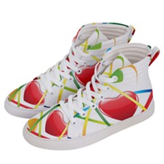 Love Men s Hi-top Skate Sneakers by Ket1n9