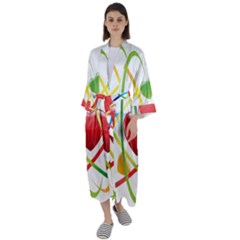 Love Maxi Satin Kimono by Ket1n9