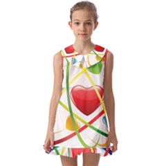 Love Kids  Pilgrim Collar Ruffle Hem Dress by Ket1n9