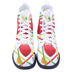 Love Men s High-top Canvas Sneakers by Ket1n9